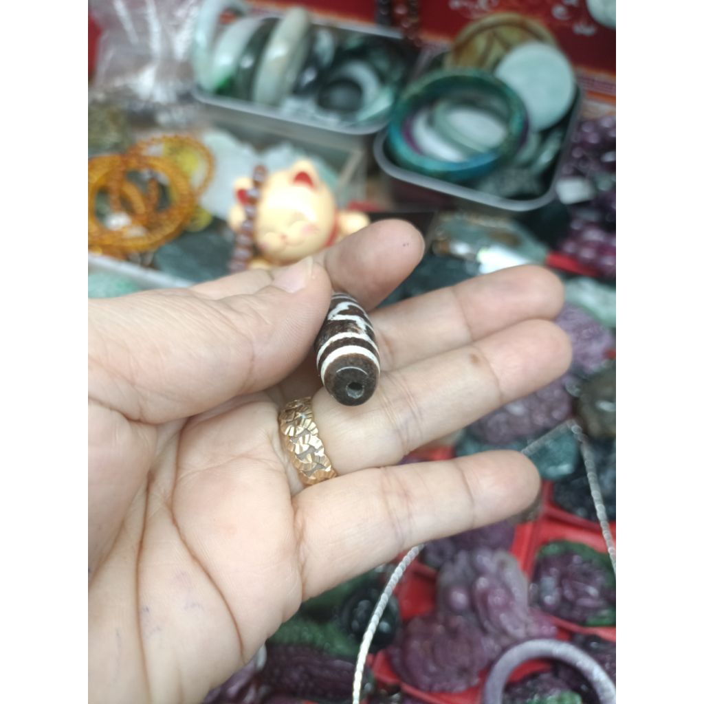 DZI thật lên chủ sa đỏ dzi cũ