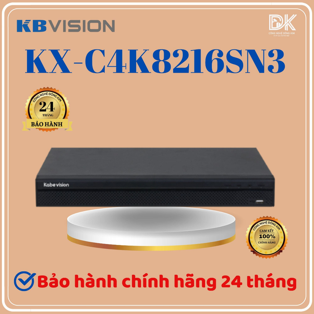 Đầu ghi hình IP 16/32 kênh KBVISION KX-C4K8216SN3/KX-C4K8232SN3 Chính hãng