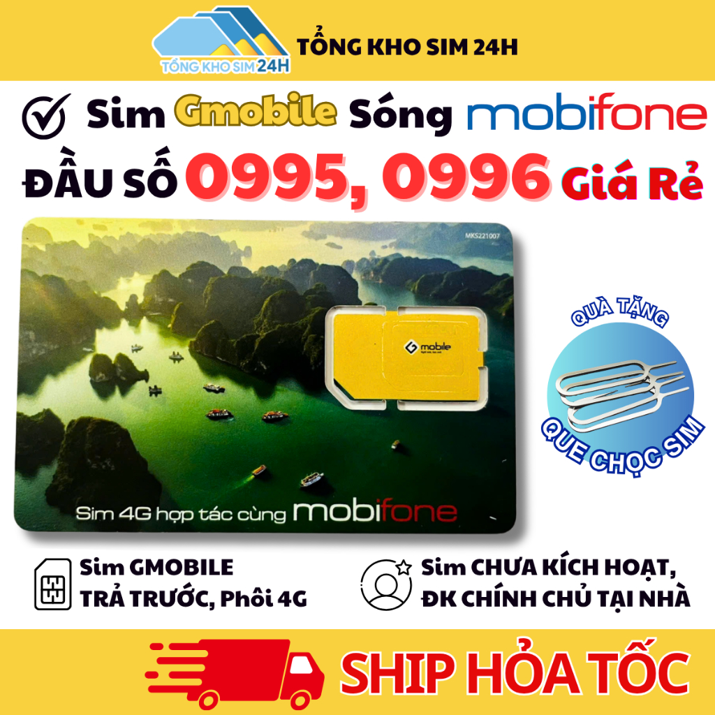 Sim Gmobile Số Đẹp Đầu 099 Chỉ từ 149k Sóng Mobifone Mạnh Free Gói 4G Phong thủy Dễ Nhớ ĐKCC tại nhà