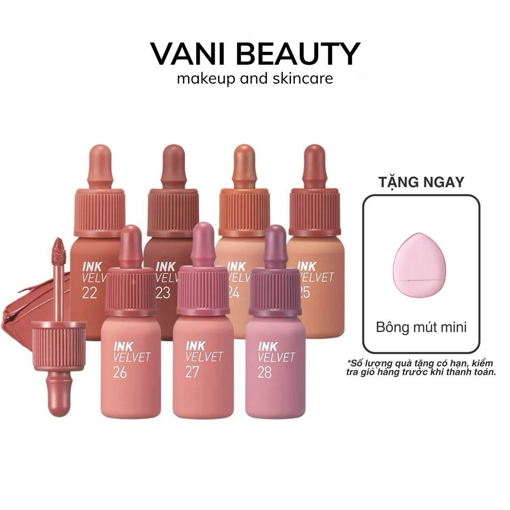 [Peripera] Son kem Peripera Ink Velvet mịn mượt
