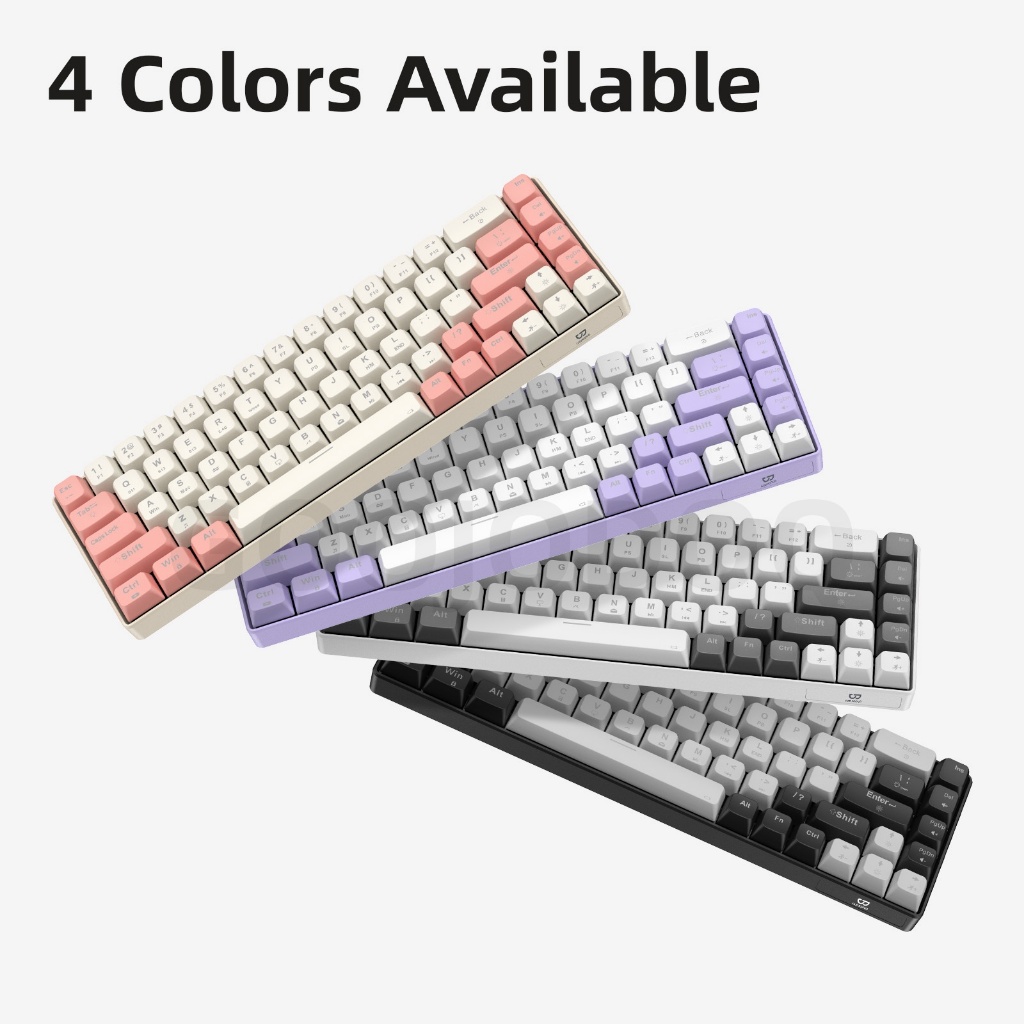 Bàn Phím Cơ Không Dây GOOJODOQ 68 Phím Hot-Swap RGB 3 Chế Độ Kết Nối Pin 144H Chính Hãng | BigBuy360 - bigbuy360.vn