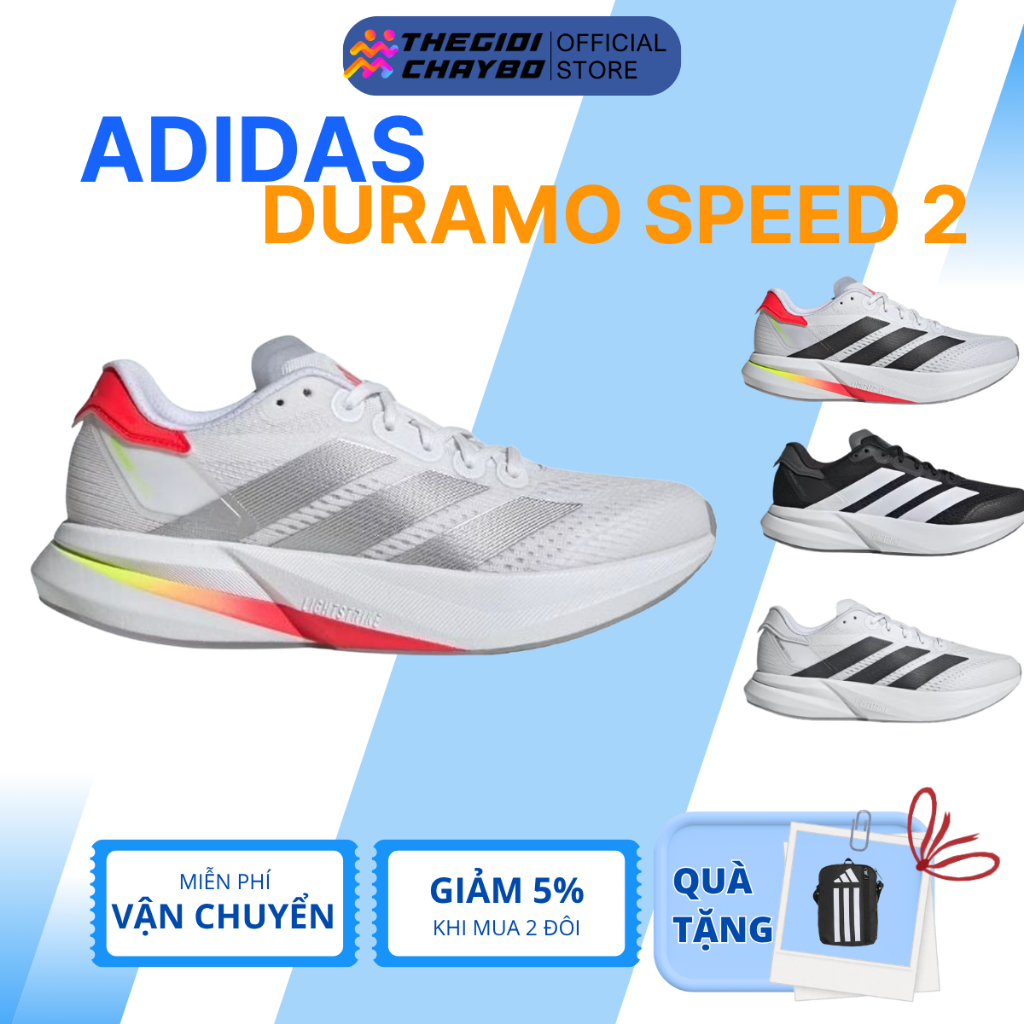 [Deal 20%] Adidas Duramo Speed 2 - Giày Chạy Bộ Adidas Nam Nữ Chính Hãng