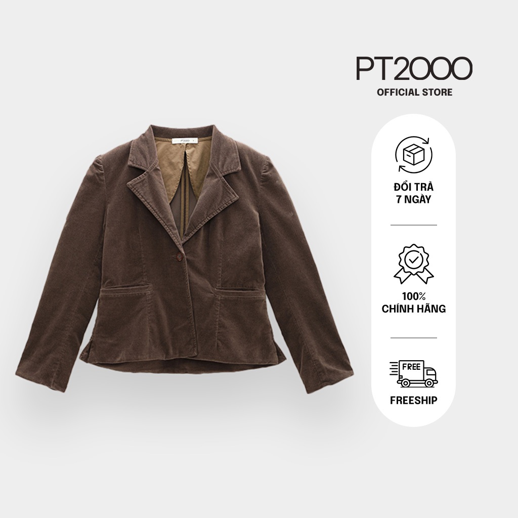Áo khoác nhung nữ PT2000, chất nhung mềm mại, thanh lịch (AK-V22)