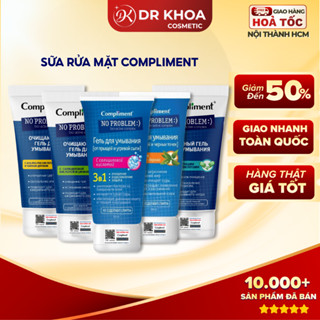 Gel Rửa Mặt Compliment No Problem Cleansing Làm Sạch Sâu, Hỗ Trợ Giảm Mụn 200ml