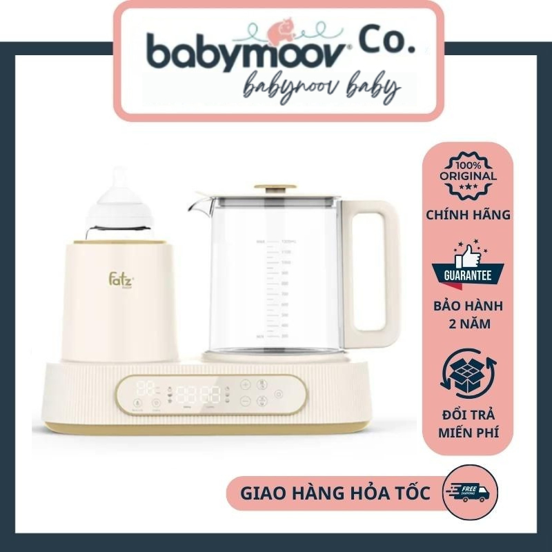 Máy hâm sữa, lắc sữa, đun và hâm nước pha sữa Fatz baby Multimax 9 Plus - Bảo hành 24 tháng