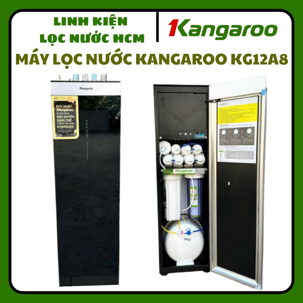 Máy Lọc Nước Kangaroo Hydrogen Nóng Lạnh KG12A8 12 Lõi