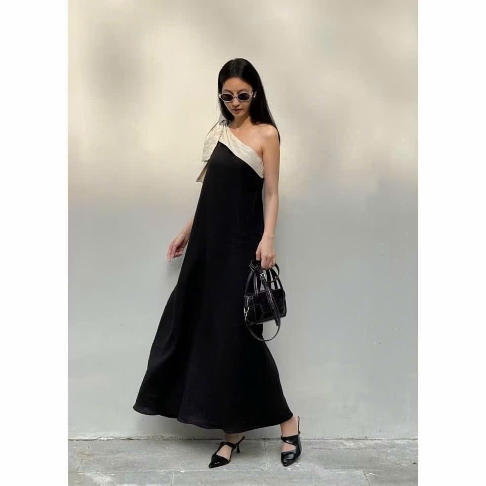 𝗡𝗮𝗻𝗴 𝗗𝗿𝗲𝘀𝘀 - |BEELY| - Đầm Linen Tưng