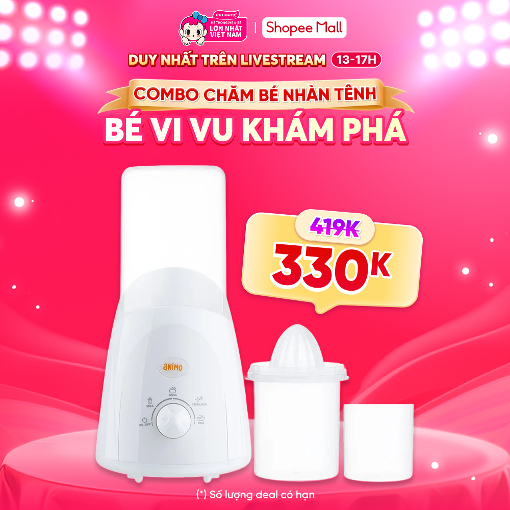 Máy hâm và tiệt trùng bình sữa đơn Animo (NN-A20)