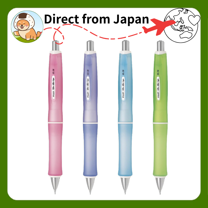PILOT Dr. Grip G-Spec 0.5mm Mechanical Pencil Frost Color Series - Frost Green / Frost Soft Blue / F