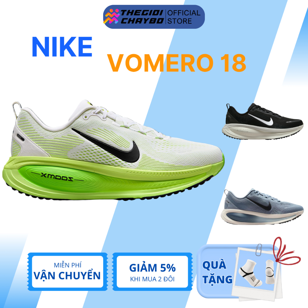 [Deal 20%] Nike Vomero 18 - Giày Chạy Bộ Nike Nam Nữ Chính Hãng