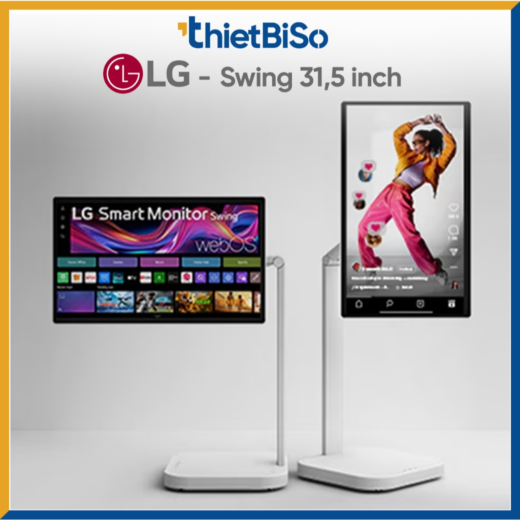 Màn hình thông minh LG Monitor Swing 32U889SA-W 31.5 inch 4K  vs LG Standbyme Max 32LX6BWGA vs 27LX6