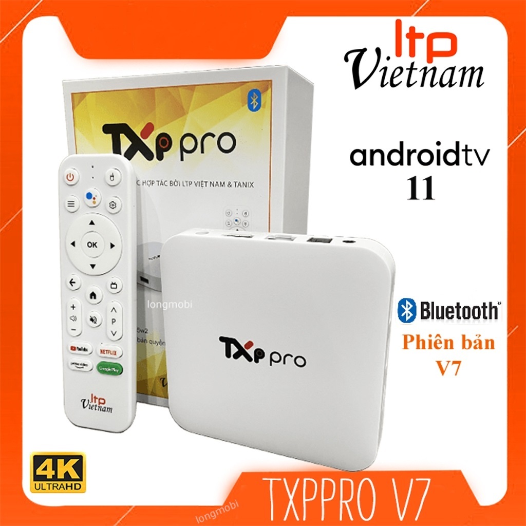 Android TV Box LTP TXP-Pro hỗ trợ tìm kiếm giọng nói cao cấp,Tivi Box TXP-Pro Plus 5G hàng đẹp