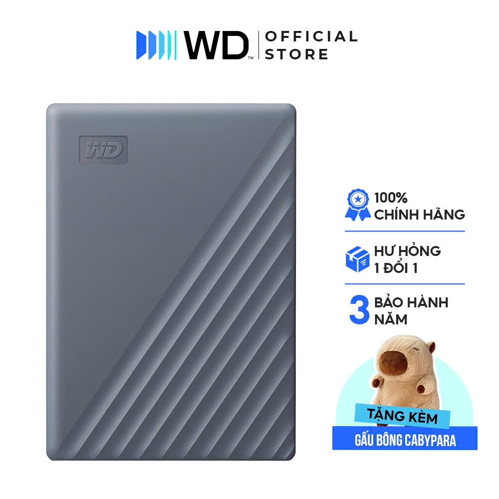 [Tặng kèm gấu Cappy] Ổ cứng di động HDD Western Digital My Passport Ultra dung lượng 1TB | 2TB | 4TB