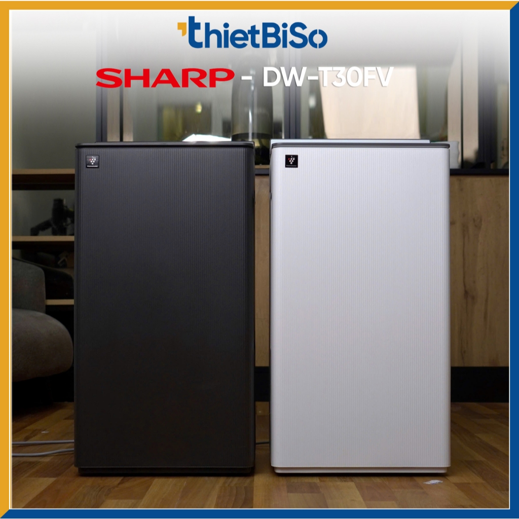 Máy hút ẩm kết hợp lọc không khí Sharp DW-T30FV-H/DW-T30FV-W- Hàng chính hãng bảo hành 12 tháng