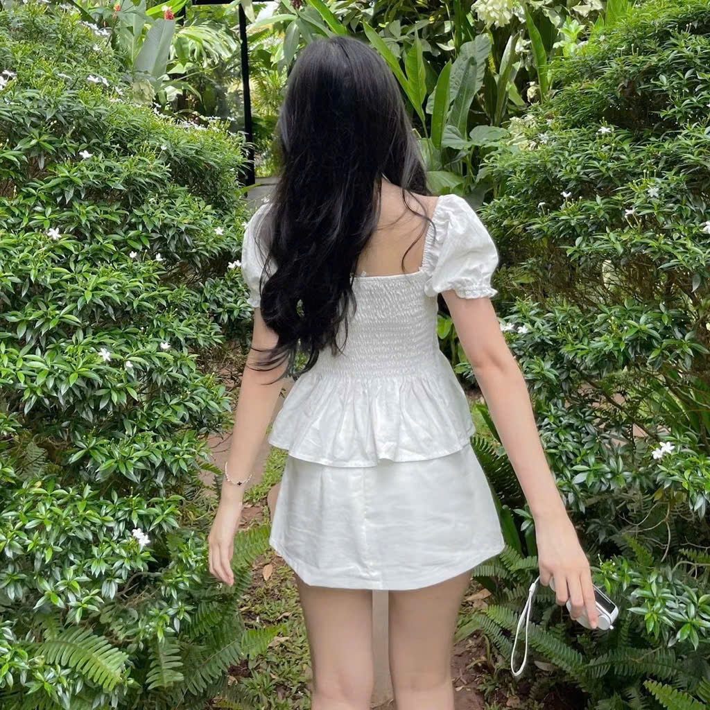 Lace Fit Babe – Áo Kiểu Ôm Viền Ren Có Mút Ngực Tôn Dáng A28 (Lazy Có Bigsize) | BigBuy360 - bigbuy360.vn