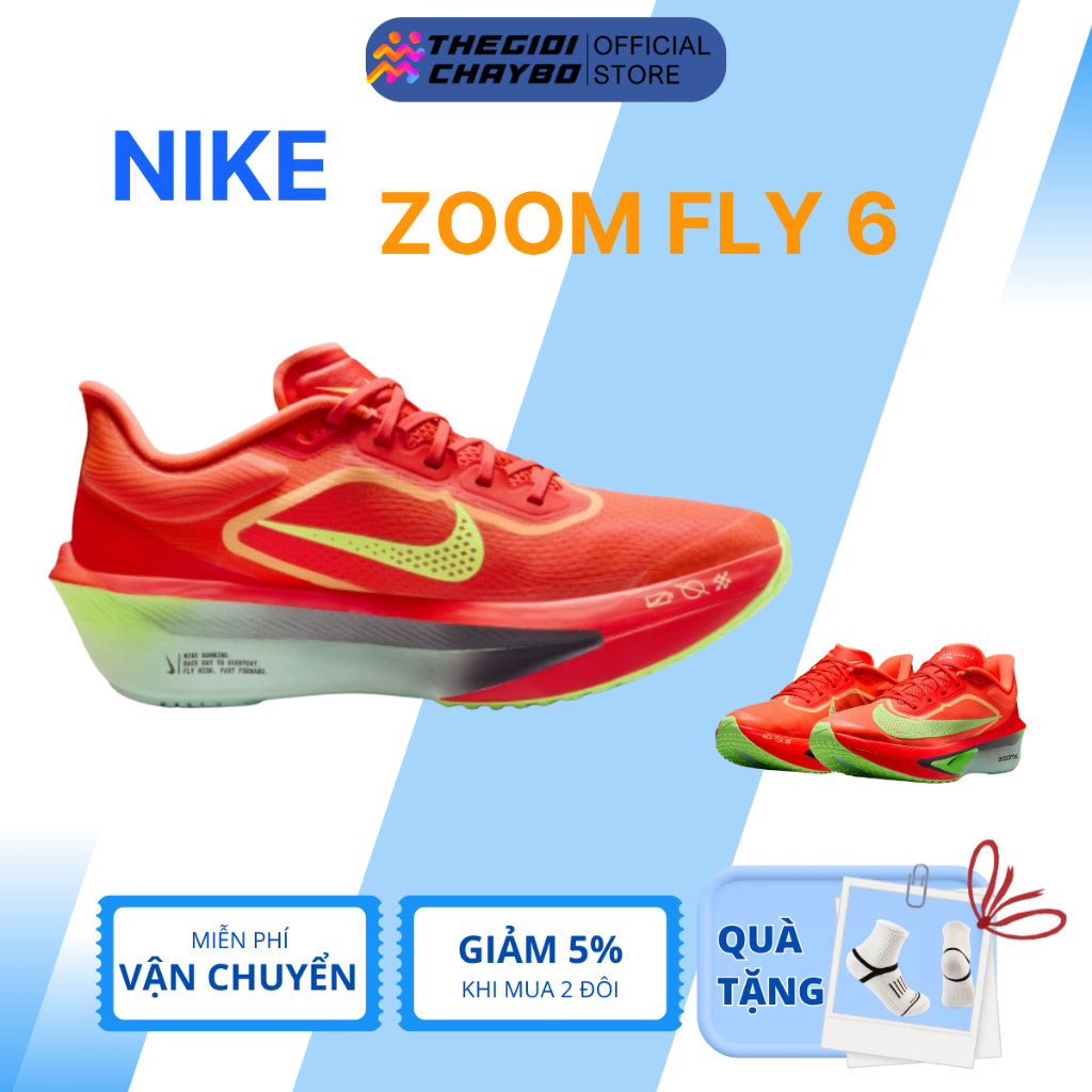 [Deal 20%] Nike Zoom Fly 6 - Giày Chạy Bộ Nike Nam Nữ Chính Hãng
