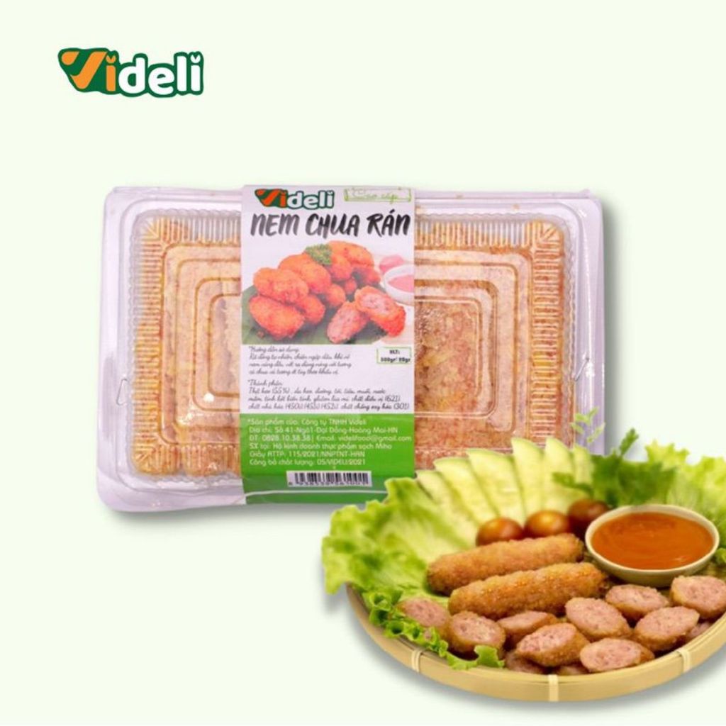 Nem chua rán Videli 500gr (giao tphcm)