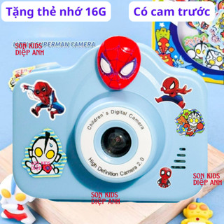 [Tặng thẻ nhớ 16G] Máy ảnh 2 camera chụp thật  Disney Lotso nhiều mẫu dành cho bé chụp ảnh siêu nét đẹp đẹp- Camera