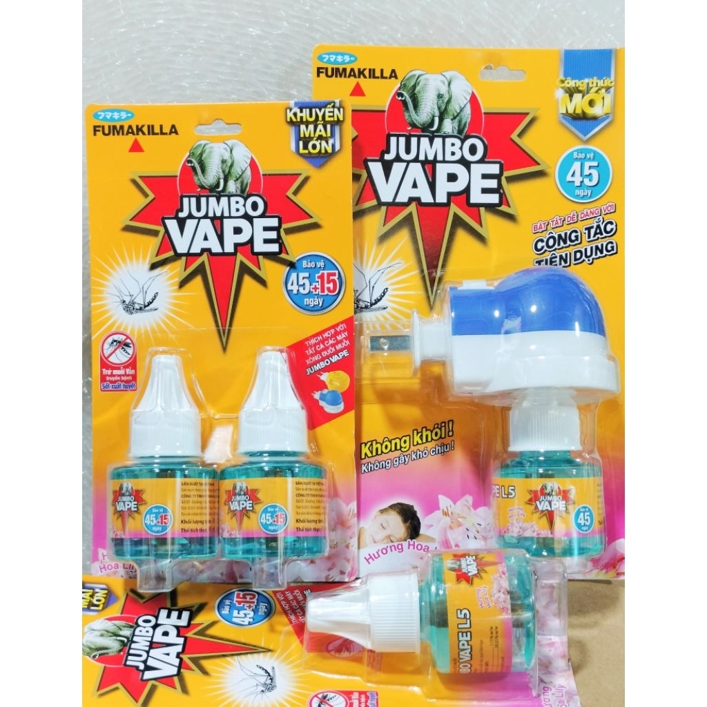 BỘ XÔNG ĐUỔI MUỖI, CHẤT XÔNG ĐUỔI MUỖI JUMBO