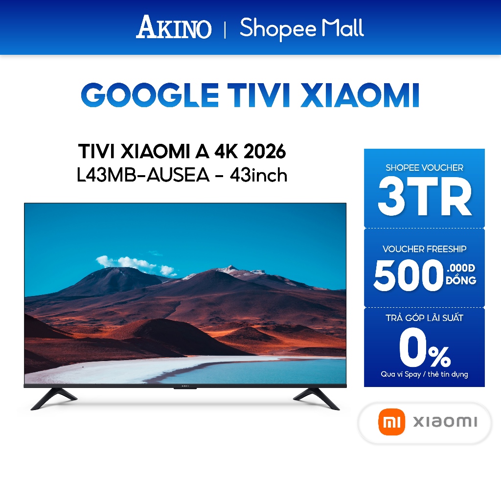 [FREESHIP HCM] L43MB-AUSEA - Tivi Xiaomi A43 UHD 43 inch 4K Model 2026