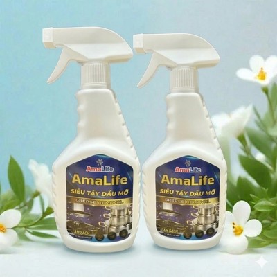 Chai Tẩy Dầu Mỡ Đa Năng Nhà Bếp Hãng Amalife 500ml, Làm Sạch Hiệu Quả Dầu Mỡ Ở Nhiều Bề Mặt Dạng Xịt
