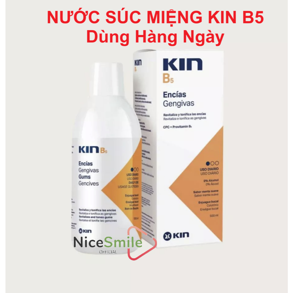 KIN B5, Nước Súc Miệng KIN B5, Nước Súc Miệng Hàng Ngày