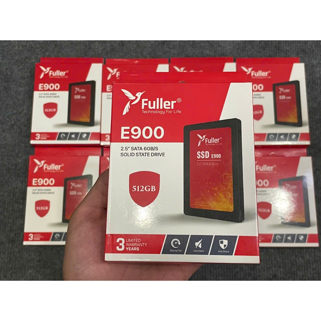 Ổ Cứng Máy Tính SSD FULLER E900 512GB 2.5" SATA III (MỚI 100%)