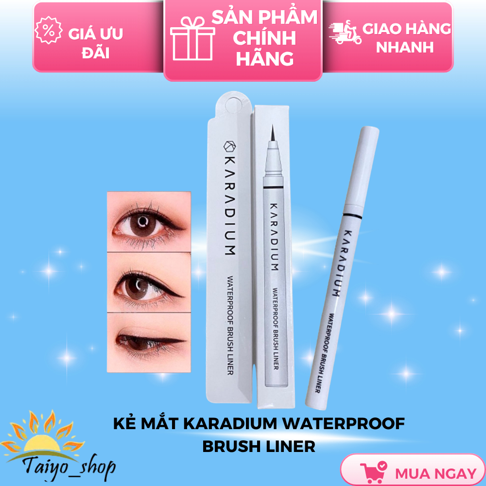 Kẻ mắt Karadium Waterproof Brush Liner
