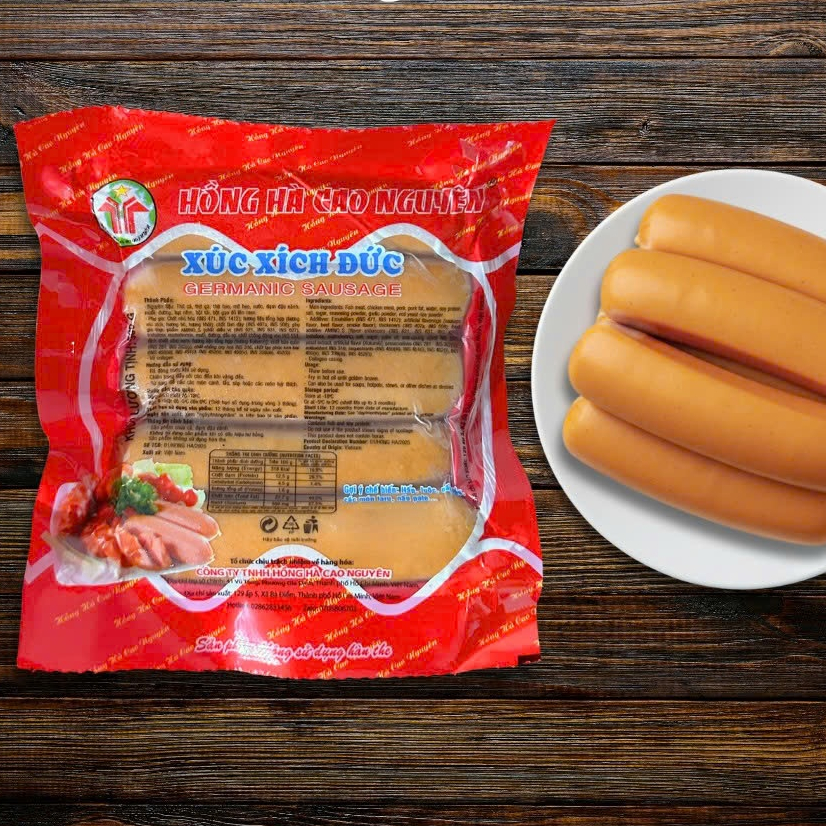 Xúc Xích Đức hồng hà 500gr 10 cây (giao hoả tốc tphcm)