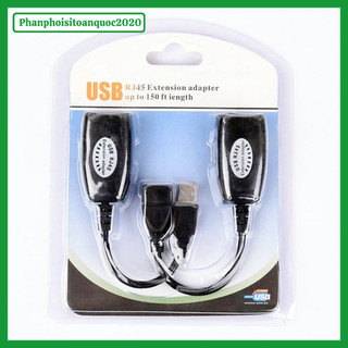 Bộ Nối Dài Cáp USB Qua Dây Mạng 50M – USB Extender Qua Cáp LAN RJ45 Tín Hiệu Ổn Định
