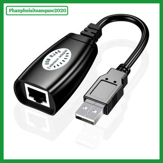 Bộ Nối Dài Cáp USB Qua Dây Mạng 50M – USB Extender Qua Cáp LAN RJ45 Tín Hiệu Ổn Định