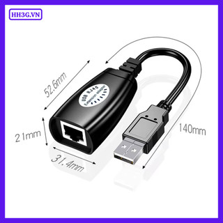 Bộ Nối Dài Cáp USB Qua Dây Mạng 50M – USB Extender Qua Cáp LAN RJ45 Tín Hiệu Ổn Định