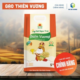 Gạo hạt ngọc trời thiên vương túi 5kg - gạo đạt giải nhất lúa gạo năm châu
