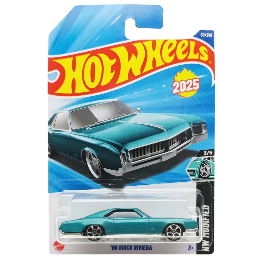 Xe mô hình Hot Wheels 66 Buick Riviera 1:64 chính hãng
