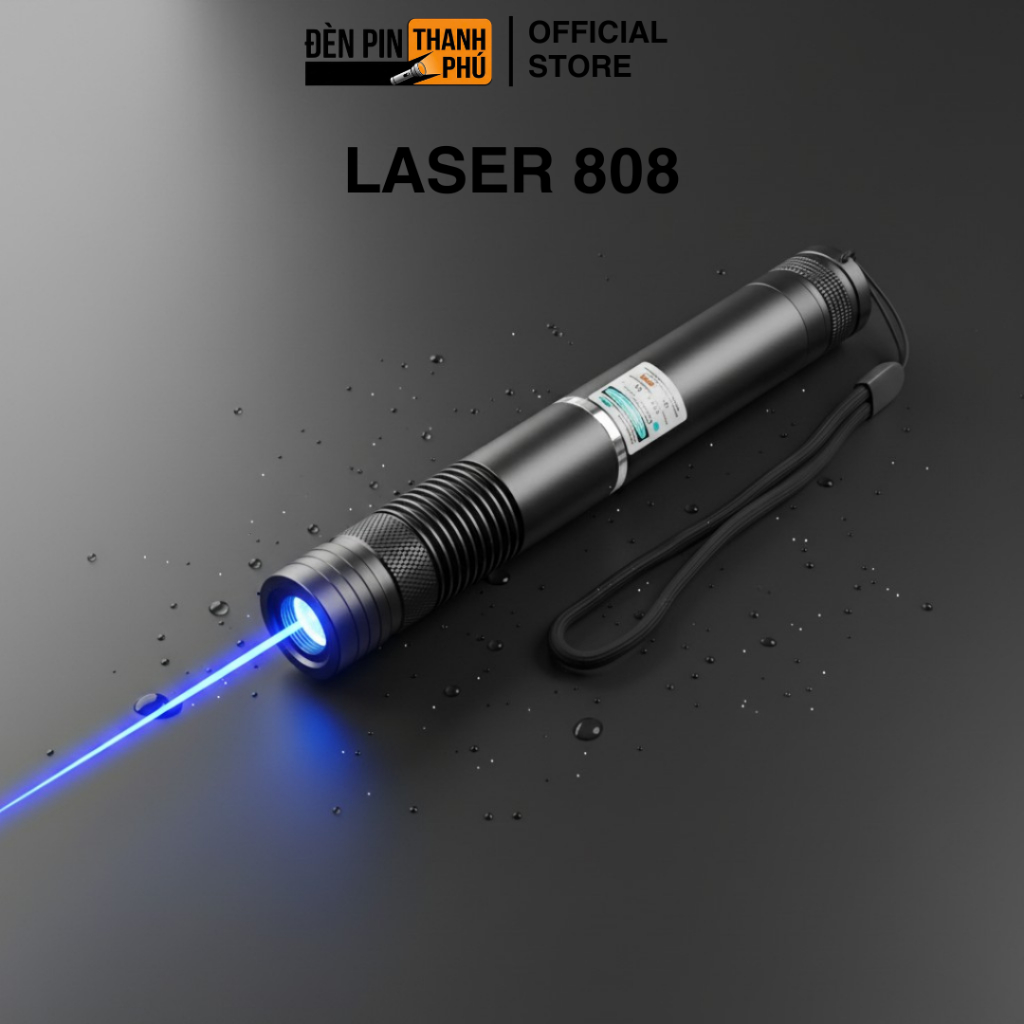 Đèn Laser 808 Công Suất 1W Tia Xanh Dương - Bảo Hành 12 Tháng Chính Hãng