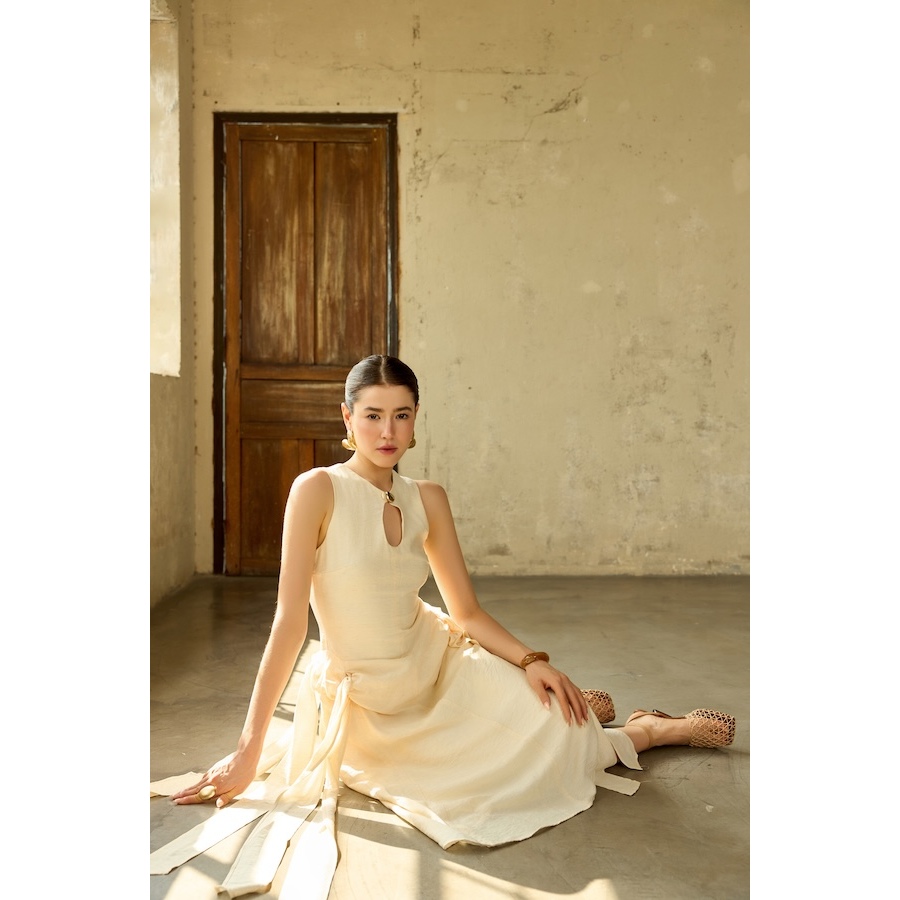 Rumi Dress -Creamy Oceana London