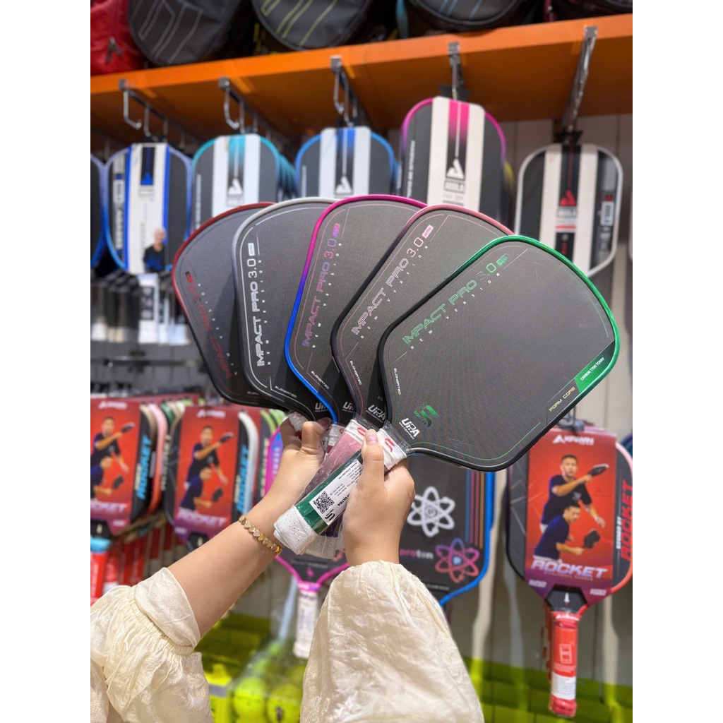 [ SOXTER ] VỢT PICKLEBALL SOXTER UNTRA IMPACT PRO 3.0 CHÍNH HÃNG ( tặng kèm quấn cán và dán viền )