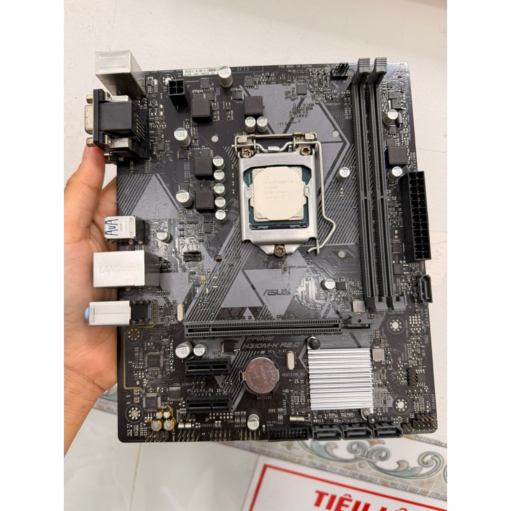 Combo CPU Core i3-9100F, Main ASUS PRIME H310M-K R2.0