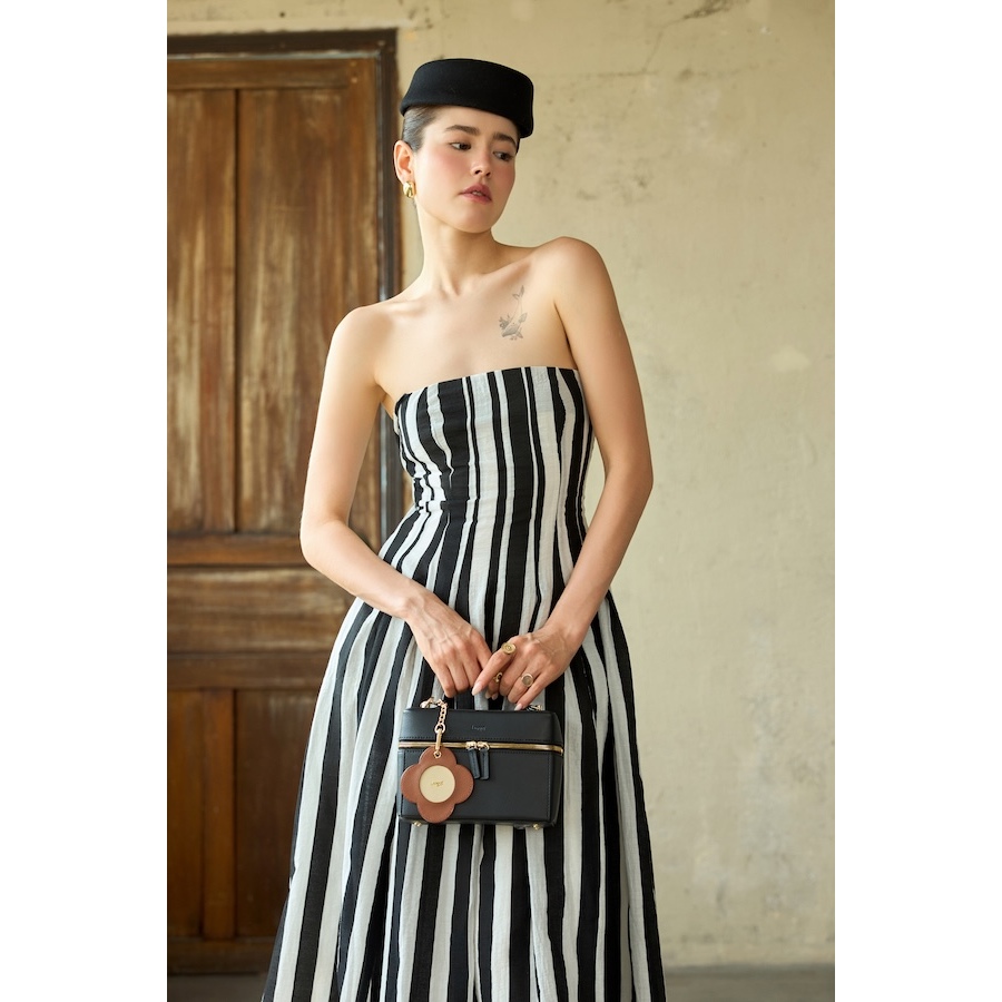 Alba Dress - Black Oceana London
