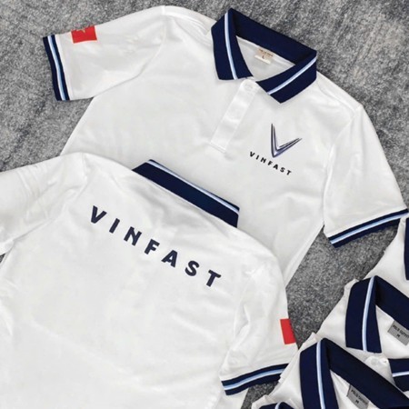[VINFAST 10] Áo Polo Hãng Xe Vinfast Nam Nữ, Vải Thun Cá Sấu Co Giãn, Nhận In Tên Showroom
