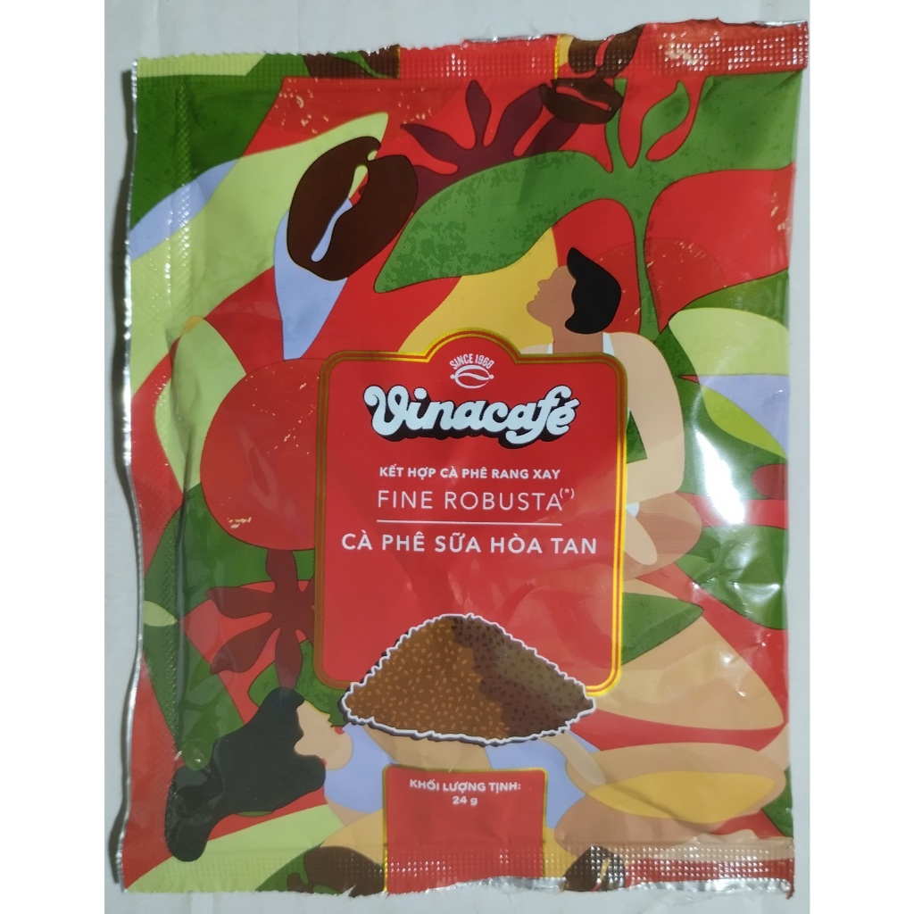 [Hàng Tặng Không Bán] - 1 gói - Cafe Sữa Hoà Tan Vinacafe Fine Robusta 24g