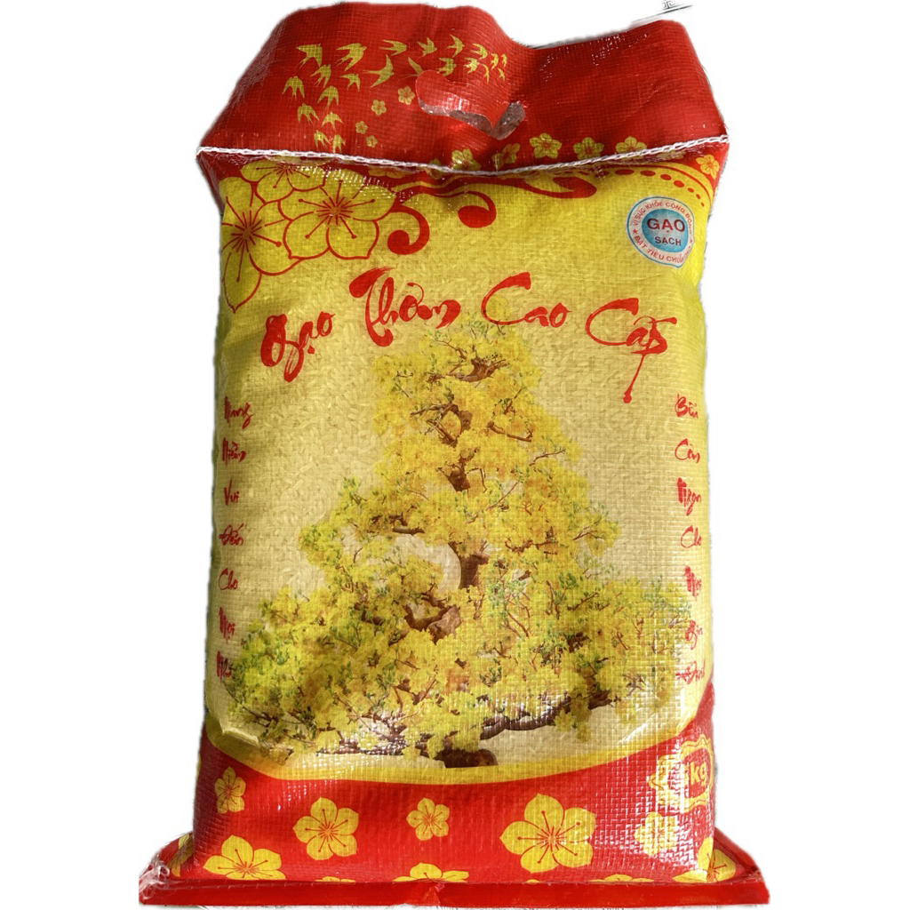 Túi gạo 5kg đài thơm 8 dẻo thơm ngon