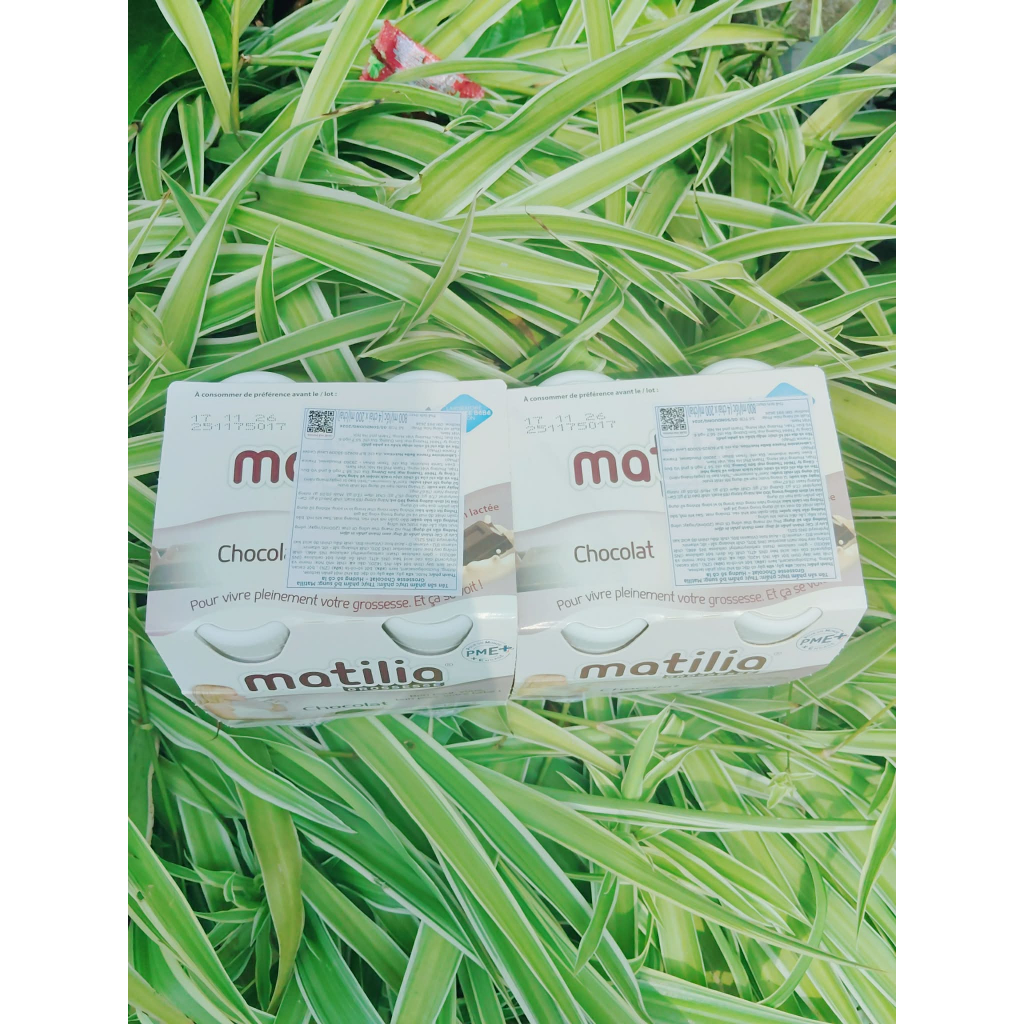 Thùng 24 chai sữa bầu matilia pháp vị socola