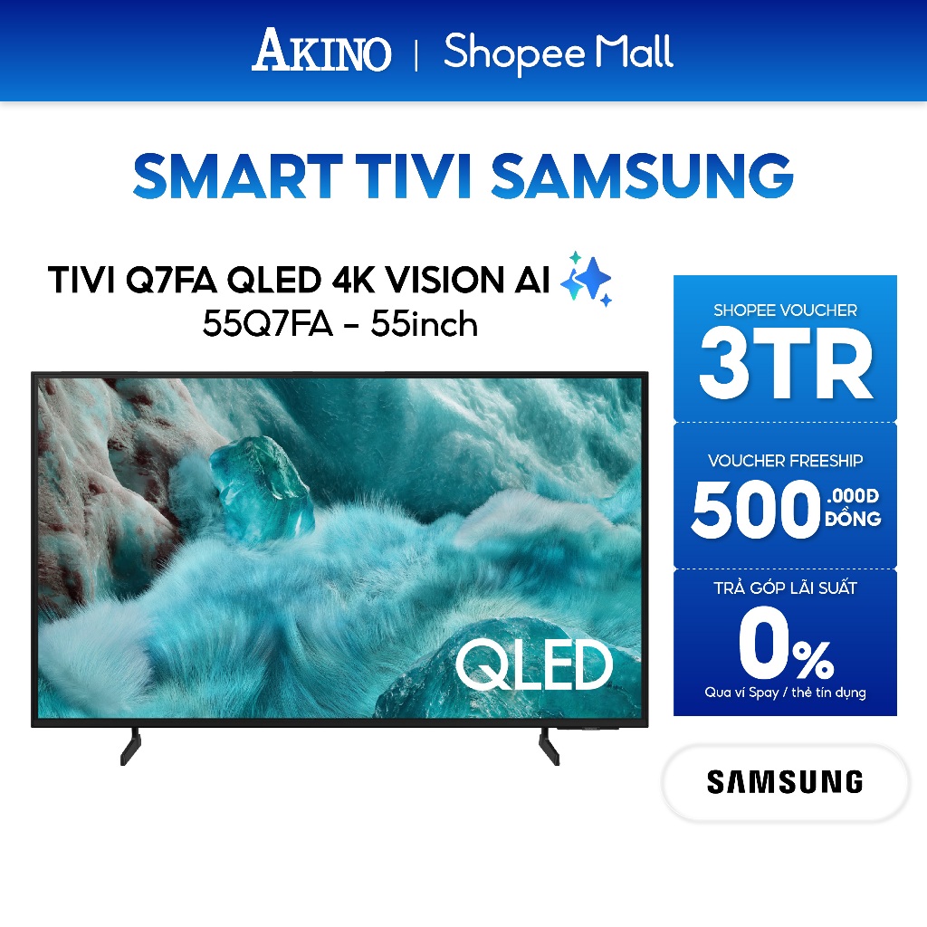 Smart Tivi Samsung QLED Q7FA 4K Samsung AI Smart Tivi - Miễn phí giao hàng