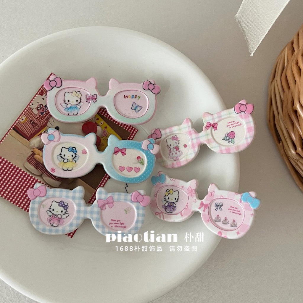 Túi 20 cái kẹp tóc mắt kính mix đều mẫu