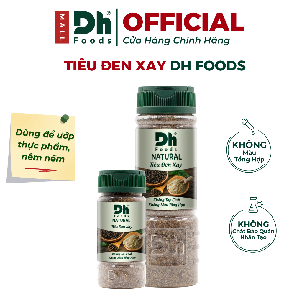 Natural Tiêu Đen Xay 45gr/ 80gr