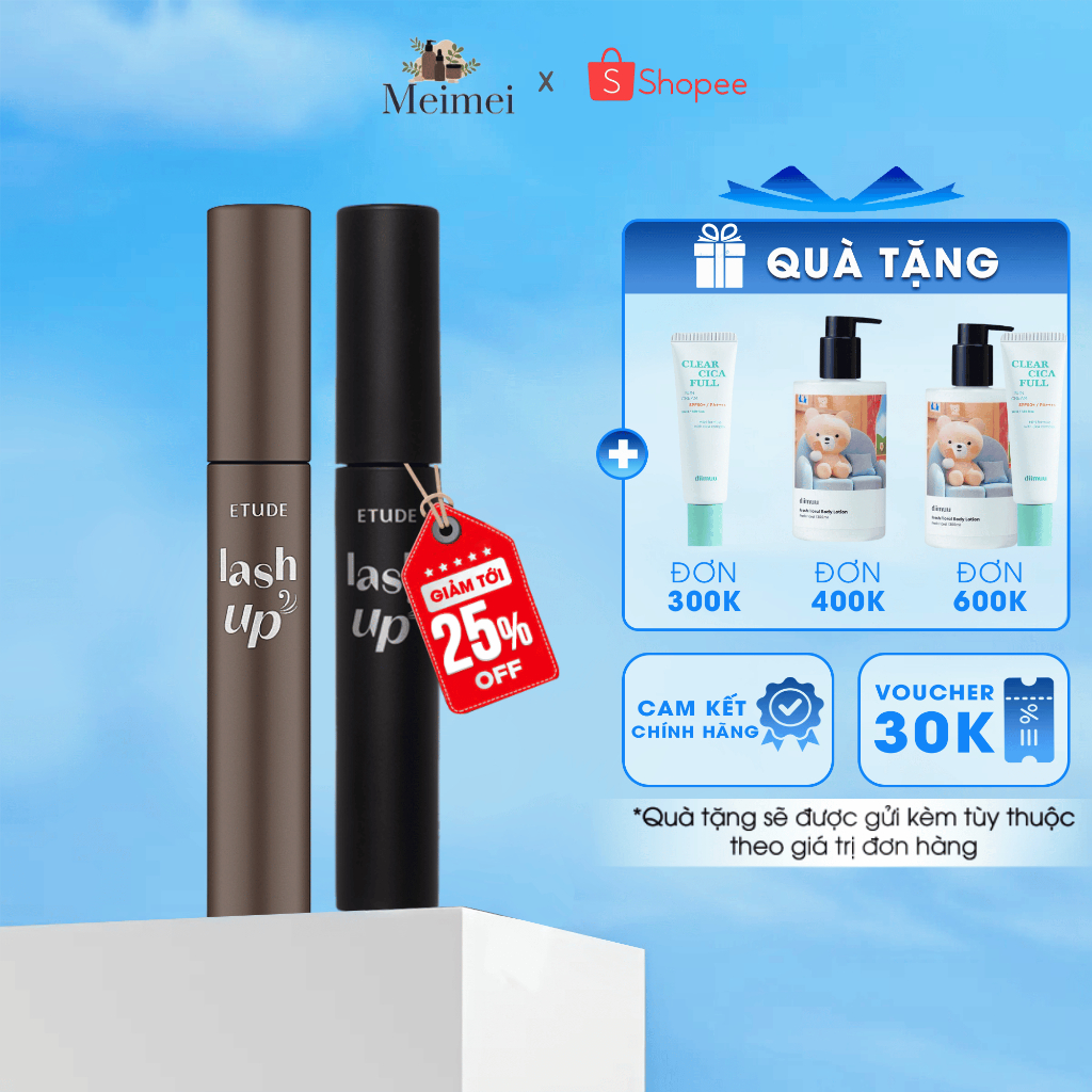 Mascara Siêu Cong, Dày Mi ETUDE Lash-up Comb Mascara 8g