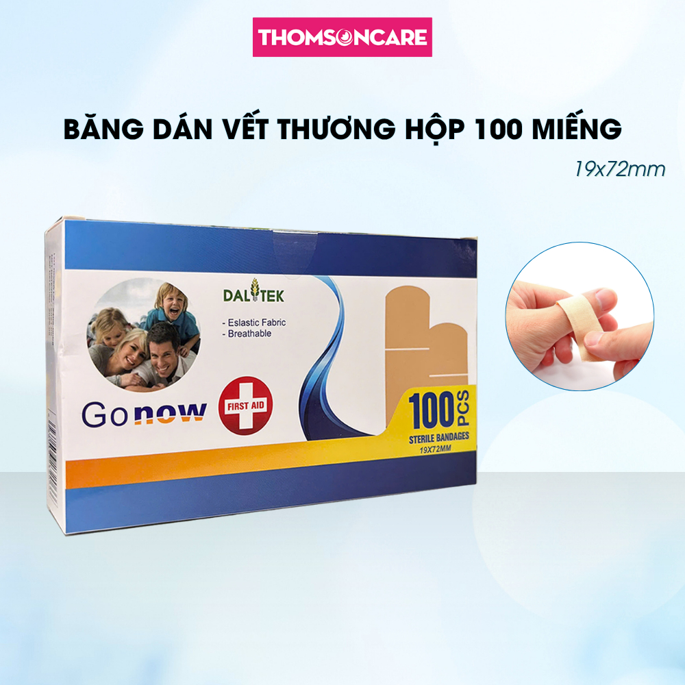 Băng vết thương cá nhân Gonow - băng dính y tế cầm máu, các vết trầy xước