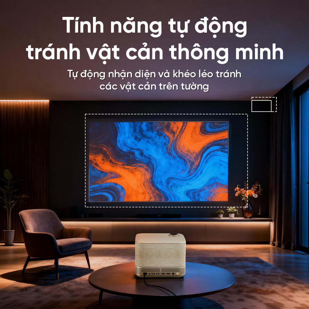 Máy chiếu Eroc MUSE Full HD Độ sáng 1500 ANSI 40000 Lumens Tương thích Netflix, Tự Động Lấy Nét - 1 Đổi 1 trong 1 năm | BigBuy360 - bigbuy360.vn