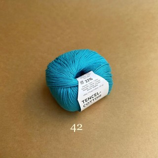 Sợi Tencel Cotton - Katia, 50g - 120m, dùng để đan móc áo, khăn